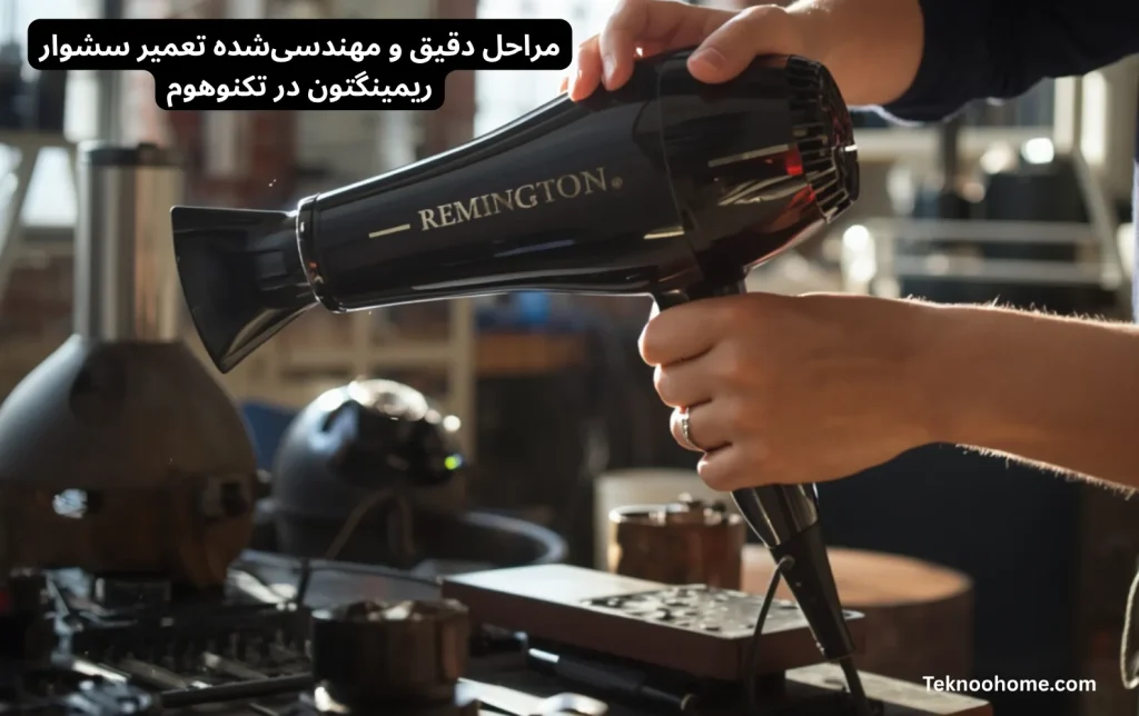 مراحل دقیق و مهندسیشده تعمیر سشوار ریمینگتون در تکنوهوم