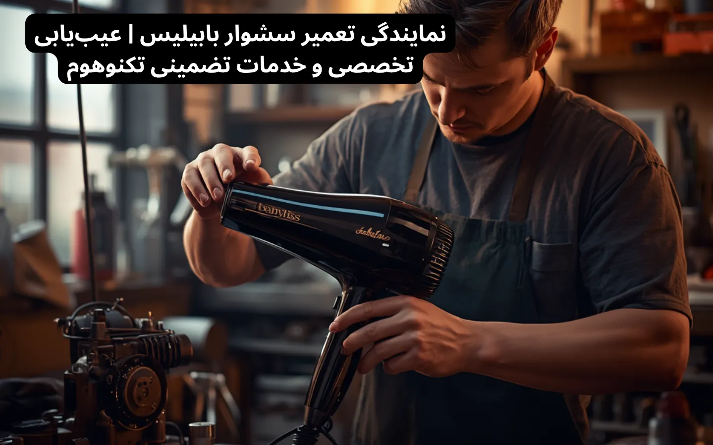 نمایندگی تعمیر سشوار بابیلیس | عیب‌یابی تخصصی و خدمات تضمینی تکنوهوم