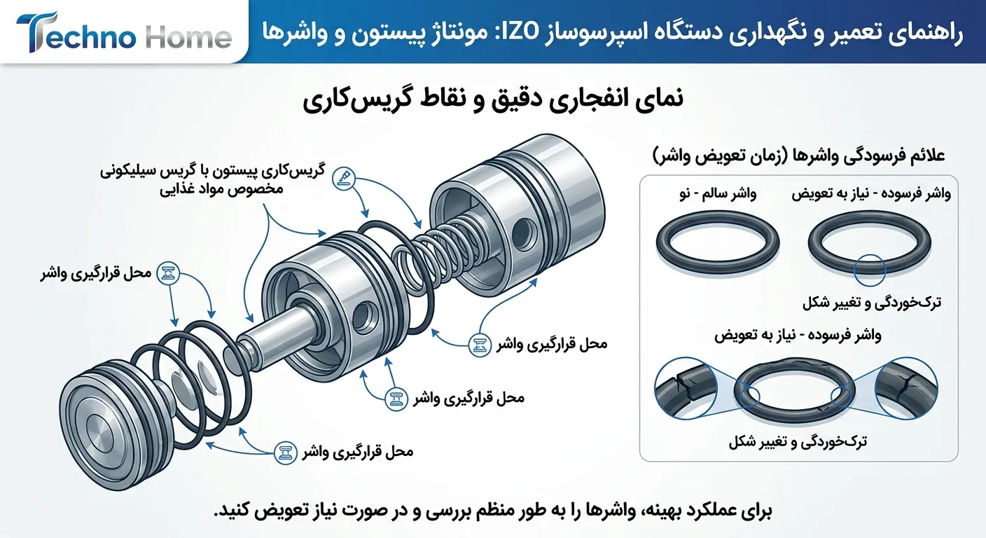 چرا اهرم پایین میماند یا برمیگردد؟ (خطر ضربه)