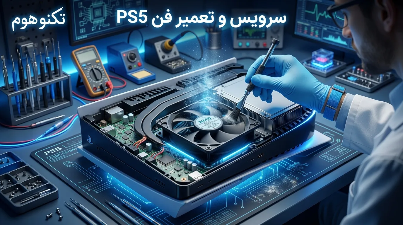 سرویس دوره‌ای و تعمیر فن پلی استیشن ۵؛ جلوگیری از خاموش شدن ناگهانی PS5