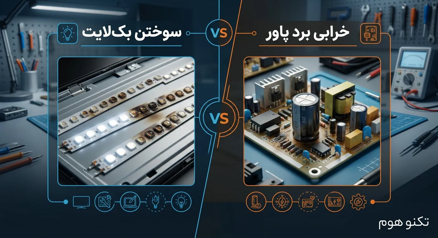 تعمیر بک لایت تلویزیون سامسونگ