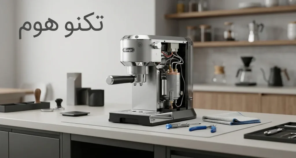 راهنمای تعمیر اسپرسوساز دلونگی؛ عیب‌یابی مشکلات رایج و راه‌حل‌های اصولی
