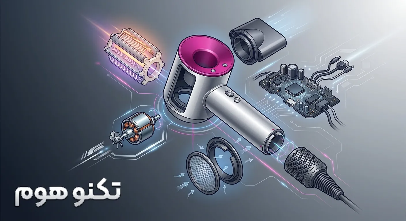 خدمات تعمیر سشوار و ایررپ دایسون